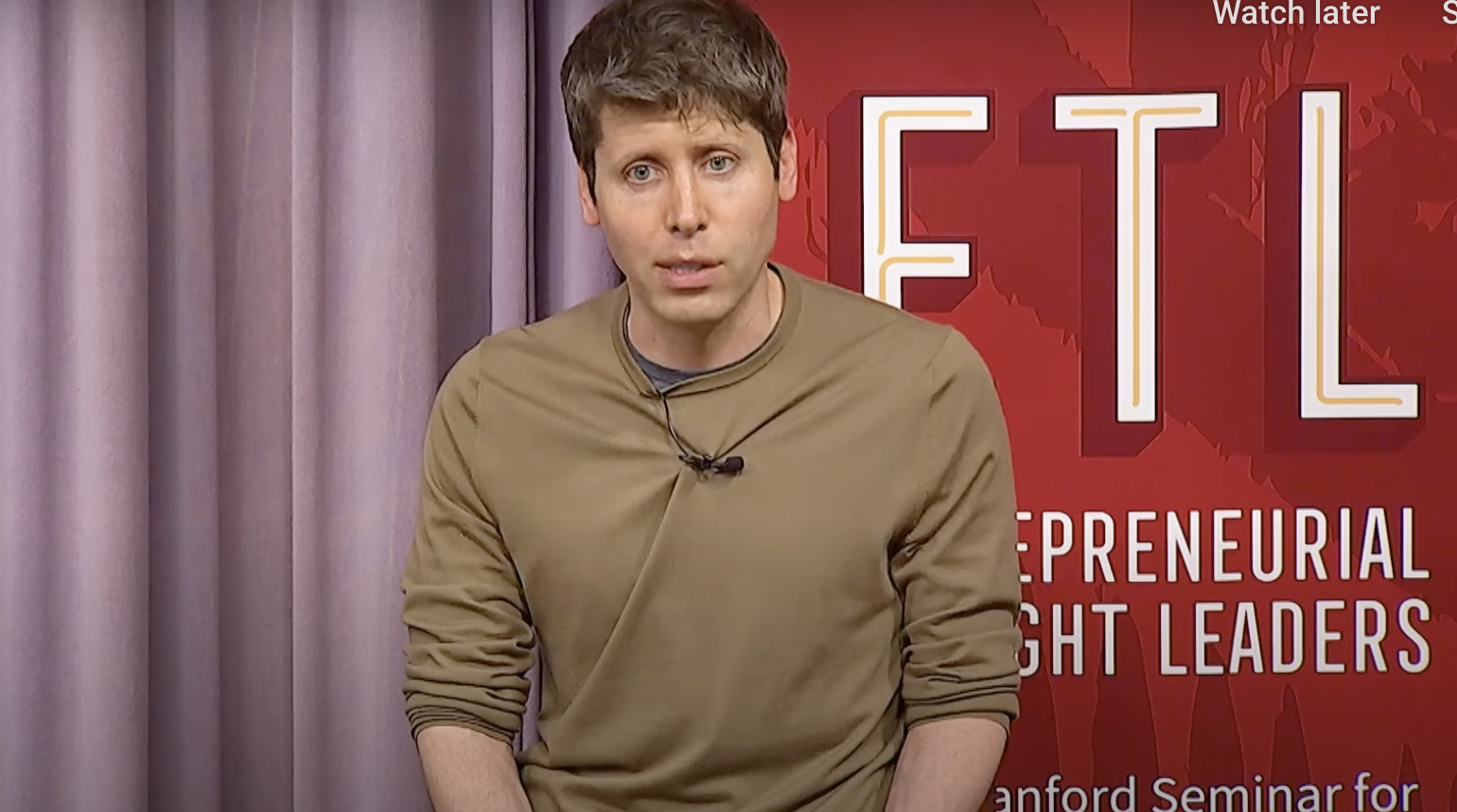 The Possibilities of AI – Sam Altman (video)